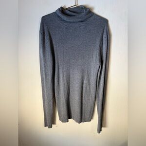 Express Women's Gray Turtleneck Sweater Size Large